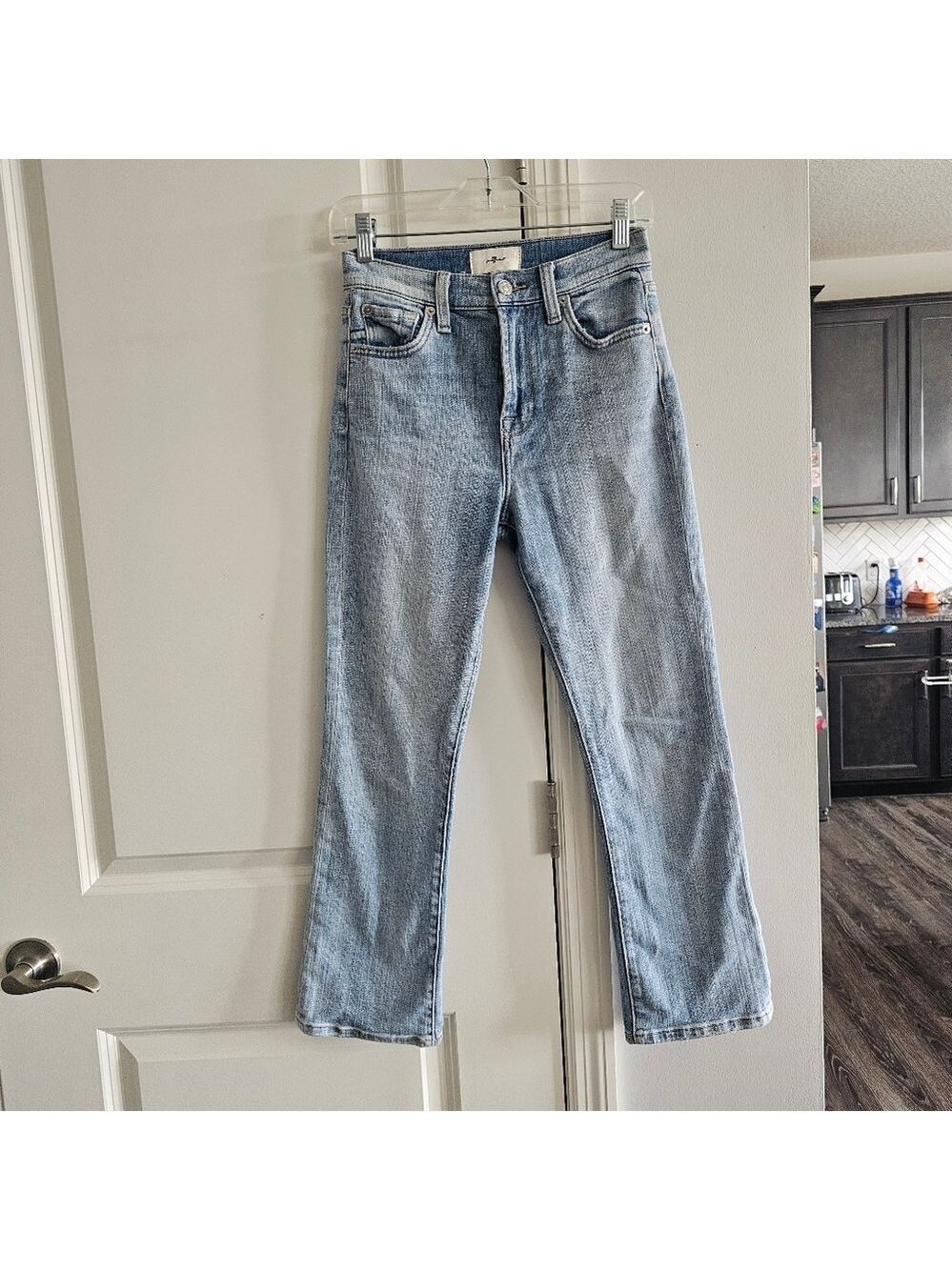 7FAM High Waist Slim Kick Jeans - Picture 2 of 7